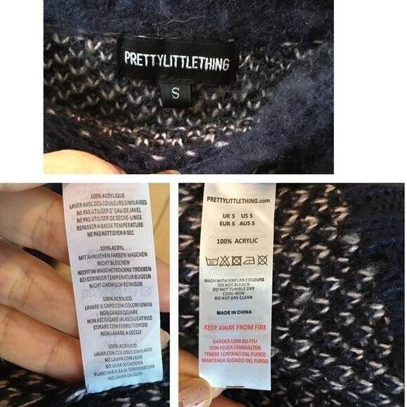 PrettyLittleThing Fluffy Leopard Print Jumper NWOT - Picture 8 of 8